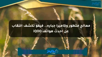 معالج متطور وكاميرا جبارة.. فيفو تكشف النقاب عن أحدث هواتف iQOO